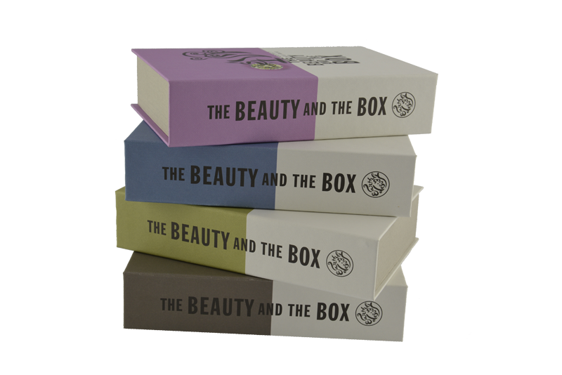 opbergboek The beauty and the box groen