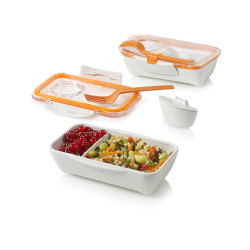 lunch box bento box oranje