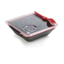 black+blum Box appetit lunchbox zwart/rood