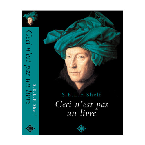 boekenplank - Selfshelf - man met tulband - blauw