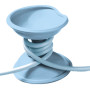 cable turtle babyblauw open