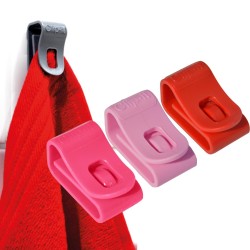 handdoek clip Clip-it set roze