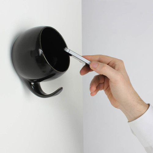 kapstok wall hook zwart