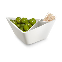 noten en olijven bakje 3 in 1 wit forminimal