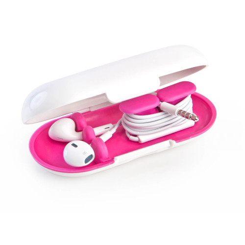 Dotz earbud case roze