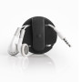 earbud wrap zwart oordopjes achterkant