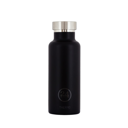 Thermo bottle 24Bottles zwart