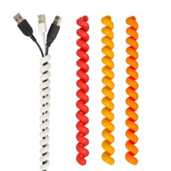 werk je snoeren weg met Cable Twister rood/ geel/ oranje
