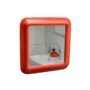 douchespiegel Showermirror rood zuignap