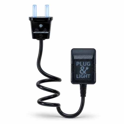 Plug and light lichtblauw Plug and light lichtblauw