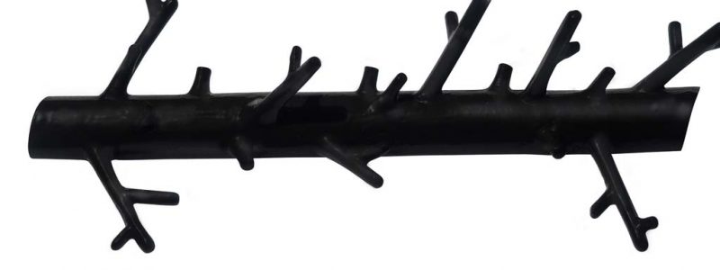 Bosign Branch hanger wandhaak mat zwart groot branch hanger mat zwart groot