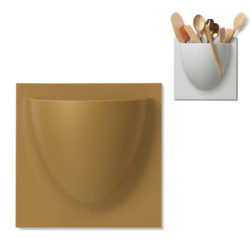 wandpot Vertiplants bruin/beige groot 30 x 30 cm