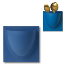 wandpot Vertiplants Mini capri blauw 15 x 15 cm