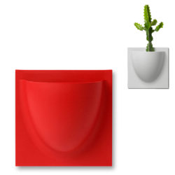 wandpot Vertiplants Mini rood 15 x 15 cm