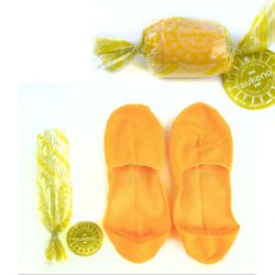 Candy Socks | 1 paar kousenvoetjes geel