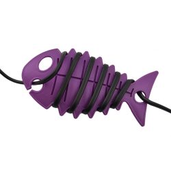 snoer oprollen met Cable fish paars