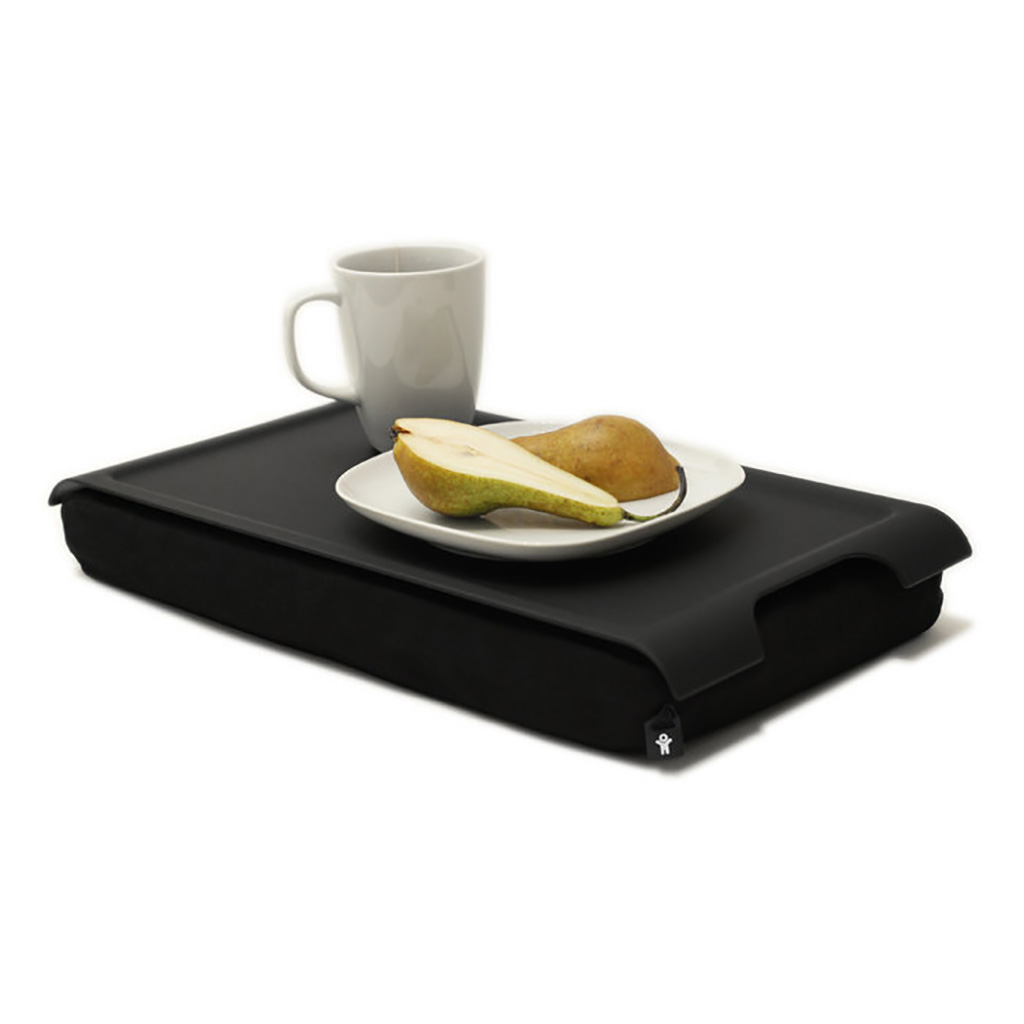 Majestueus kathedraal oogsten Bosign anti-slip mini laptray zwart / zwart | Handig Cadeau