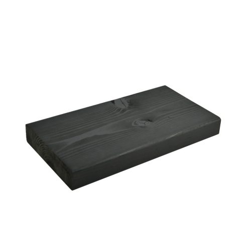 wandplank zwart gebeitst | L 35 x B 18,5 cm