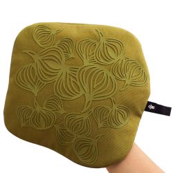 anti-slip pannenlap | Potholder | 3-in-1 | olijf groen