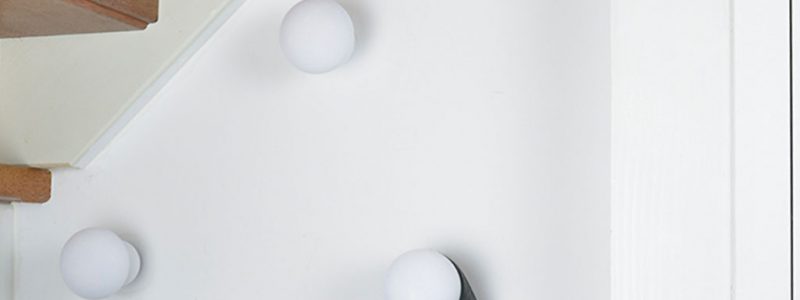 kapstok – Droog Design – SoftKnob Velvet Luna – Wit softknob velvet wit impressie