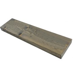 Tuin/wandplank - Zwart gebeitst - L 55 x B 15 cm