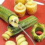 Groenteboor RVS impressie courgette