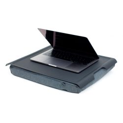 laptray zwart - zout en peper kussen impressie laptop