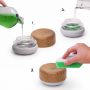 Do-dish zeepdispenser naturel houtlook gebruik