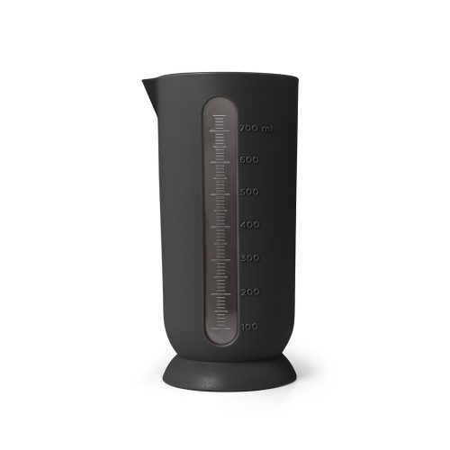 Maatbeker QB - 700 ml - Ø 8,6 x H 23 cm - zwart