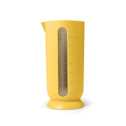 Maatbeker QB - 700 ml - Ø 8,6 x H 23 cm - licht woestijn geel