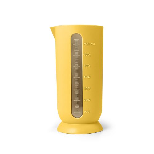 Maatbeker QB - 700 ml - Ø 8,6 x H 23 cm - licht woestijn geel