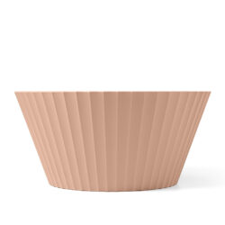 serveerschaal Nettuno XL koraal roze vooraanzicht