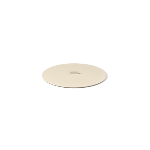 Deksel - Voor schaaltje Hera - Small - ∅ 15 x H 1 cm - beige