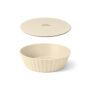 schaal met deksel Hera medium 20 cm beige