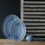 Broodmandjes en broodtang pastel blauw impressie