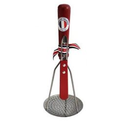 Stamper met dunschiller - rood