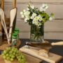 impressie keuken accesoirehouder en broodsnijplank